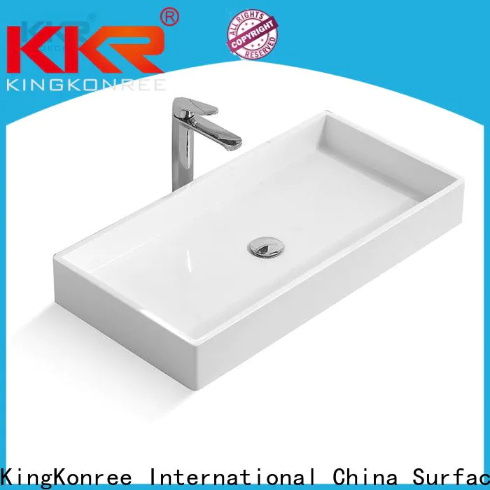 approved above counter vanity basin supplier for restaurant