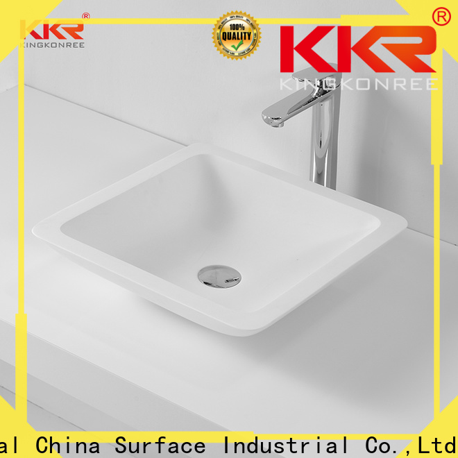 KingKonree elegant rectangle above counter basin cheap sample for room