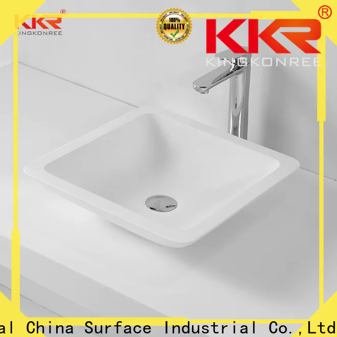KingKonree elegant rectangle above counter basin cheap sample for room
