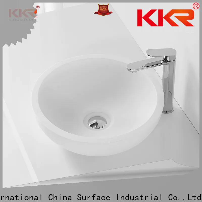 KingKonree standard above counter wash basin manufacturer for hotel
