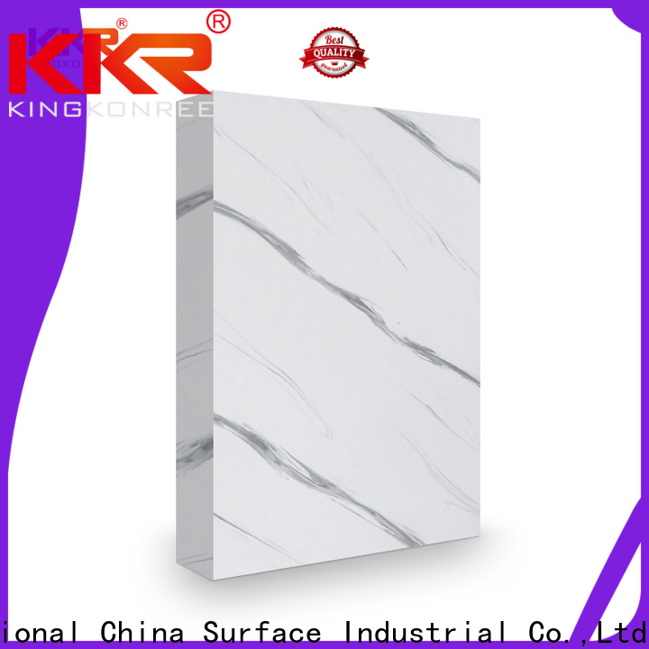 KingKonree solid surface sheet suppliers directly sale for indoors