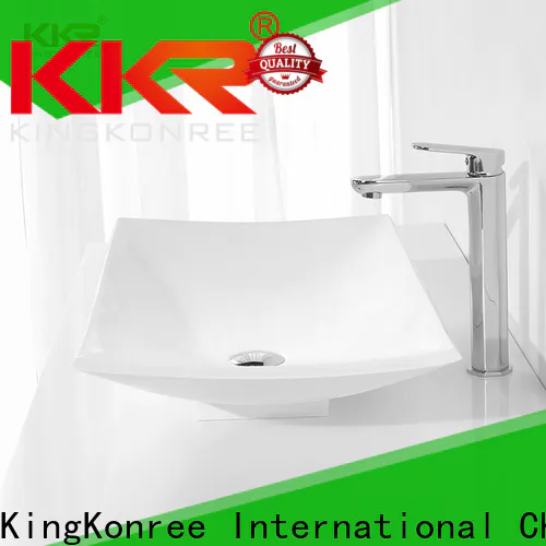 KingKonree above counter bathroom sink vanity design for hotel