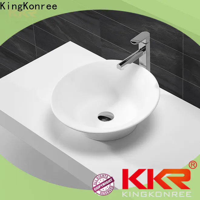 KingKonree durable rectangle above counter basin customized for restaurant