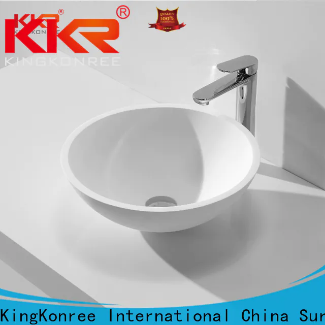 durable above counter bathroom sink bowls customized for restaurant