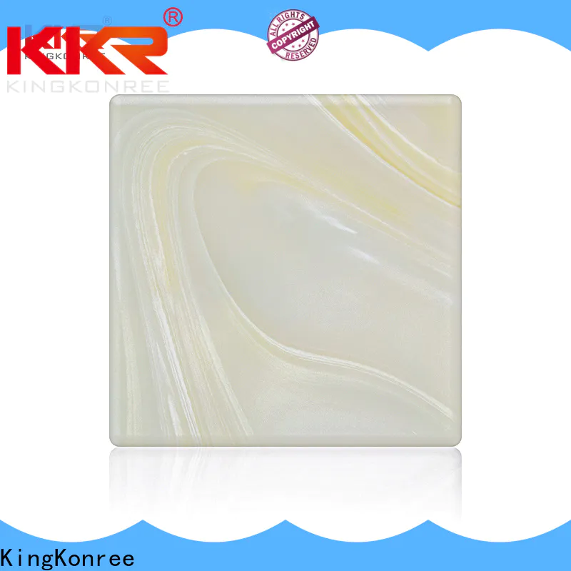 yellow artificial translucent stone custom for hotel