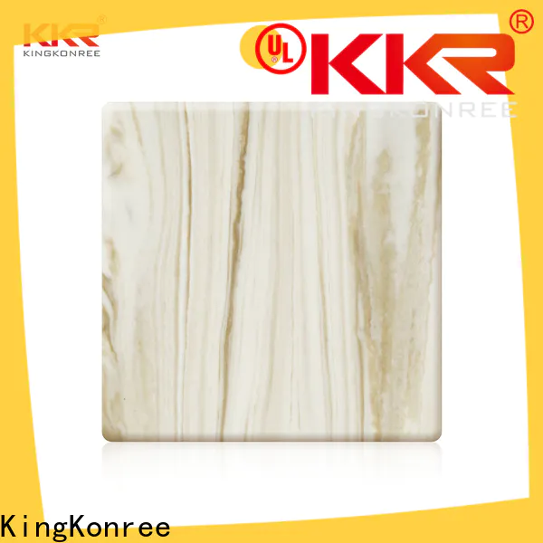 KingKonree solid surface sheet slabs design for indoors