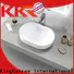KingKonree above counter square bathroom sink cheap sample for home