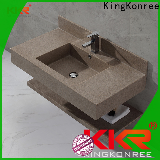 KingKonree traditional wall hung basin supplier for toilet