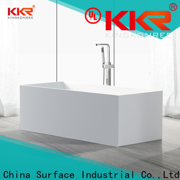KingKonree freestanding deep soaking tub ODM for bathroom