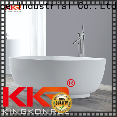 KingKonree practical small free standing bath tub custom for bathroom