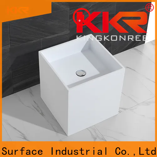 stable small free standing sink supplier for hotel