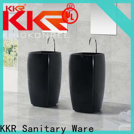 KingKonree durable pedestal wash basin customized for bathroom
