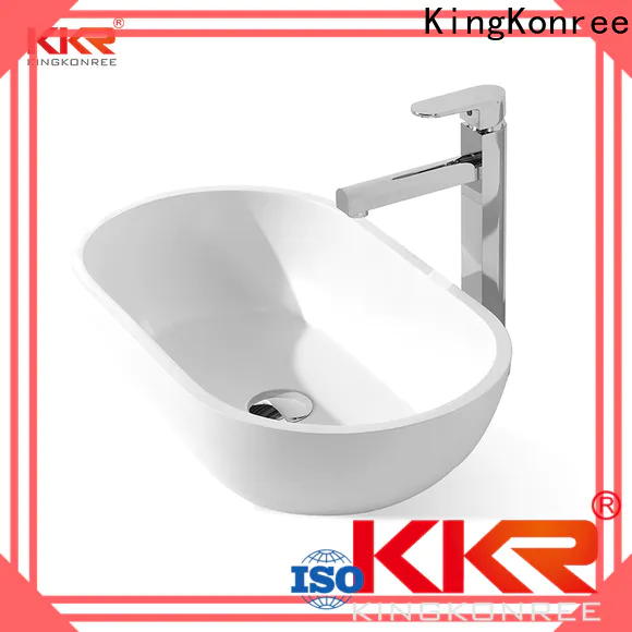 best quality round above counter basin design for home