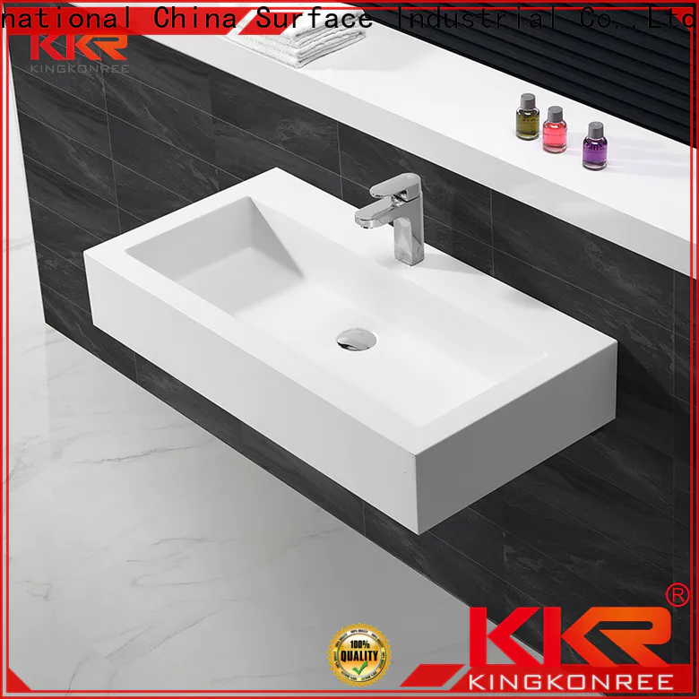 unique wall hung sink basin design for hotel