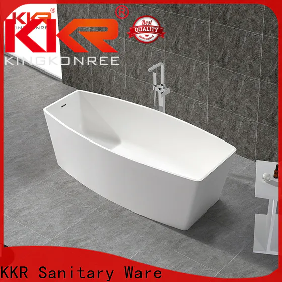 KingKonree matt stand alone soaking bathtubs ODM for hotel
