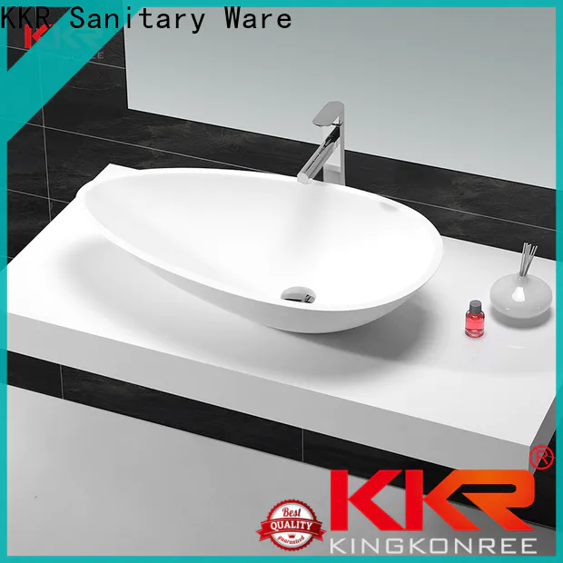KingKonree best quality square above counter bathroom sink cheap sample for room