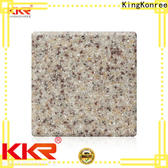 KingKonree acrylic solid surface material manufacturer for hotel