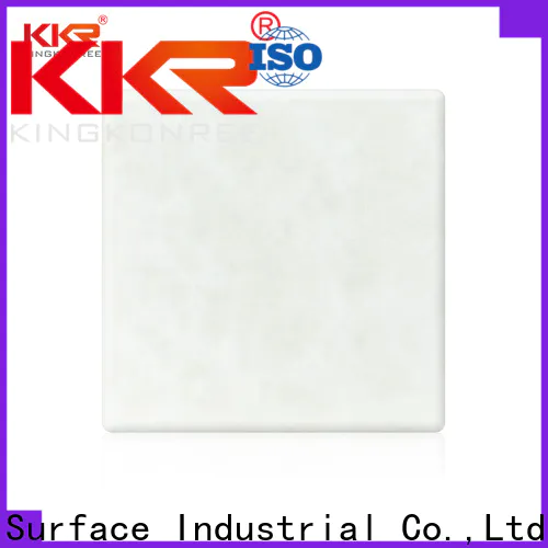 KingKonree translucent solid surface material supplier for motel