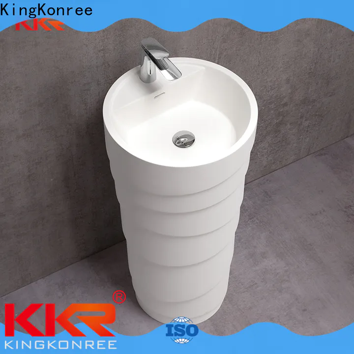 KingKonree floor standing basin unit customized for hotel
