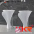 KingKonree gel freestanding pedestal sink supplier for motel