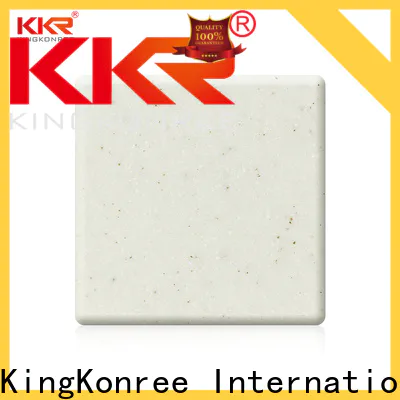 KingKonree artificial acrylic kitchen top customized for hotel