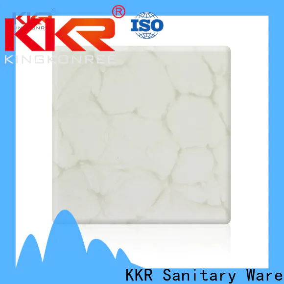 quality translucent solid surface under-mount for hotel