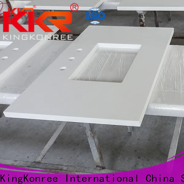 KingKonree kkrcountertop concrete bathroom countertops manufacturer for motel
