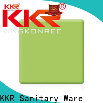 KingKonree sparkle discount solid surface sheets manufacturer for restaurant