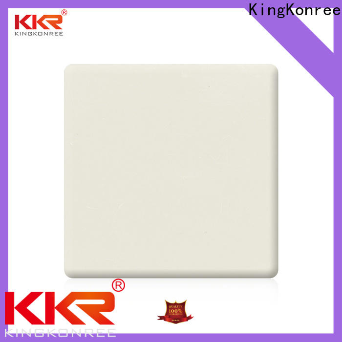 plain modified acrylic solid surface supplier for restaurant