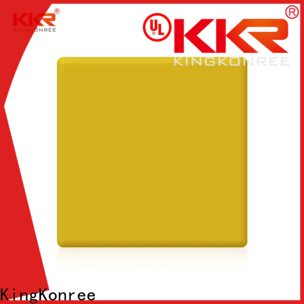 KingKonree acrylic stone sheet supplier for restaurant
