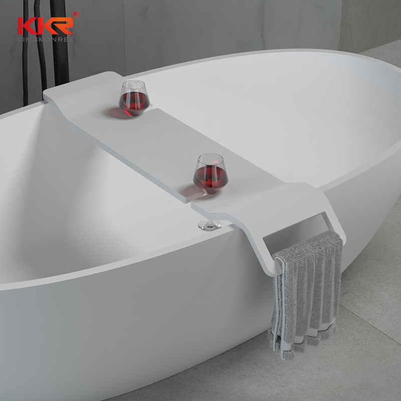 Acrylic Large Tub Tray Holder Luxury Bathtub Storage Rack Caddy