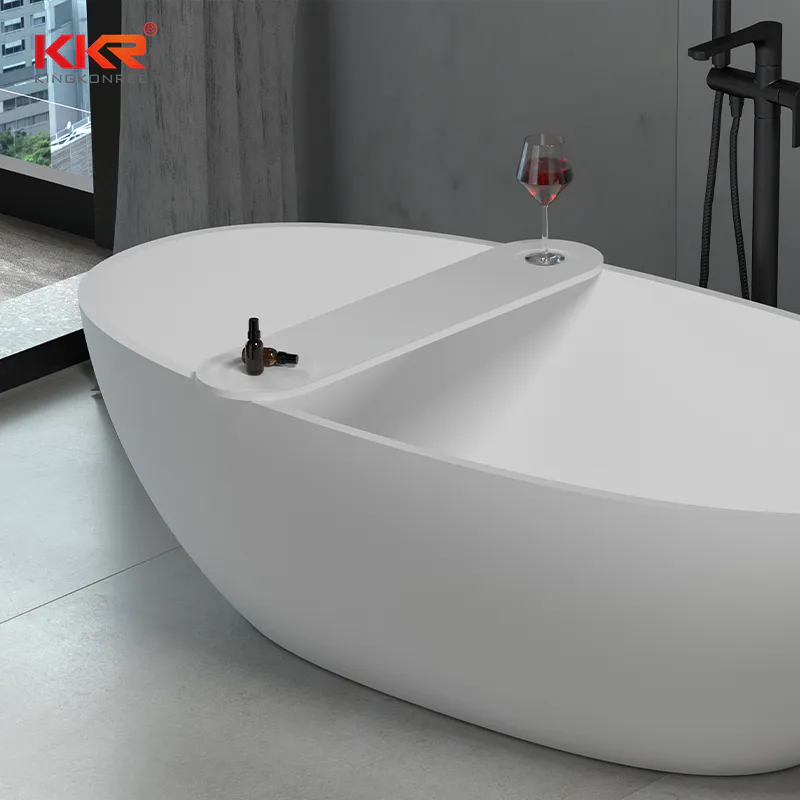 Artificial Acrylic Stone Bathroom Bathtub Shower Bath Tray