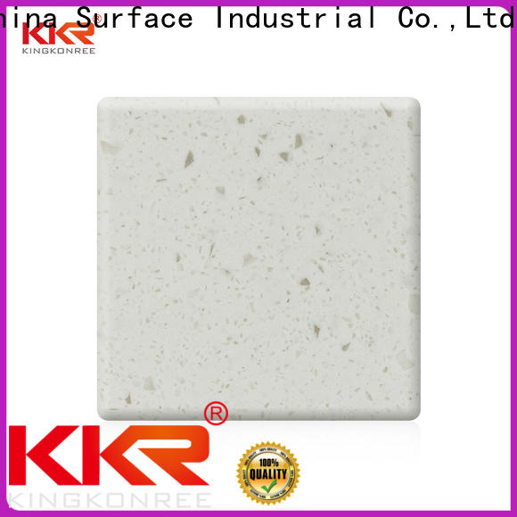 KingKonree plain solid surface material suppliers design for restaurant