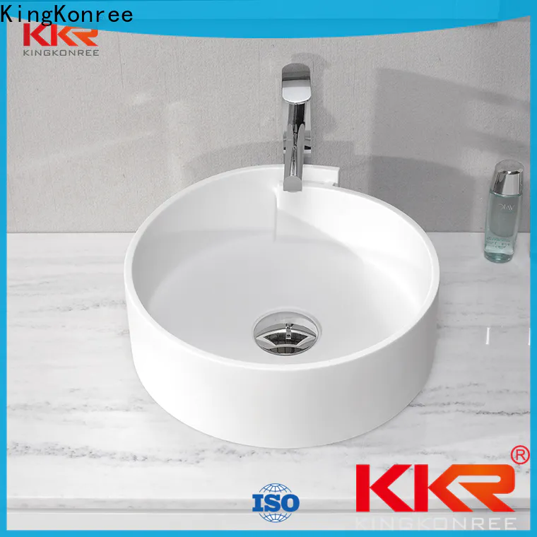 KingKonree elegant small countertop basin supplier for room