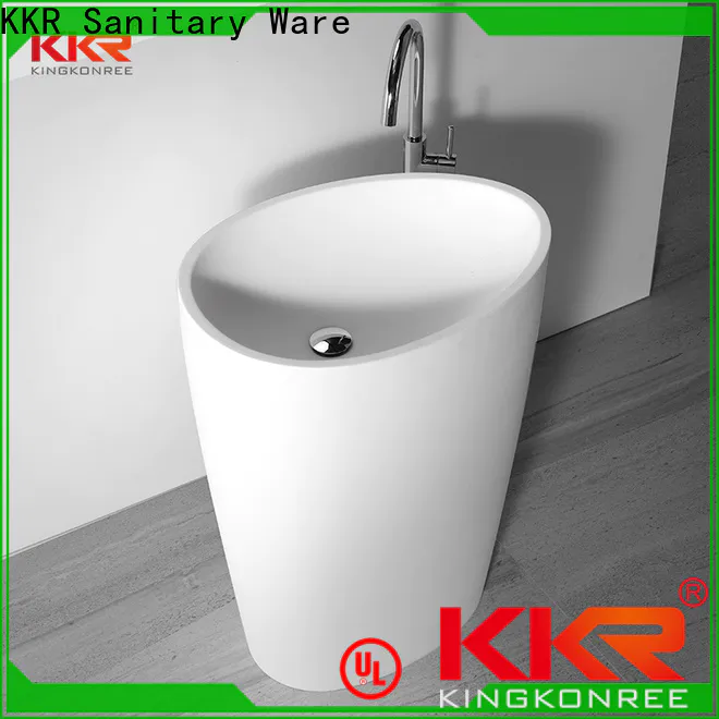 KingKonree shelf round freestanding basin manufacturer for bathroom