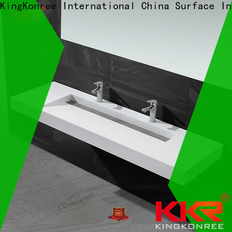 KingKonree stable basin wall manufacturer for bathroom