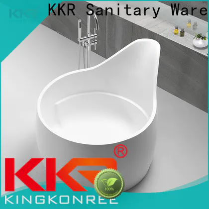 durable solid surface bathtub free design for bathroom