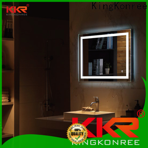 KingKonree cosmetic mirror led supplier for toilet