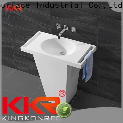 durable pedestal wash basin kkr1348 customized for bathroom