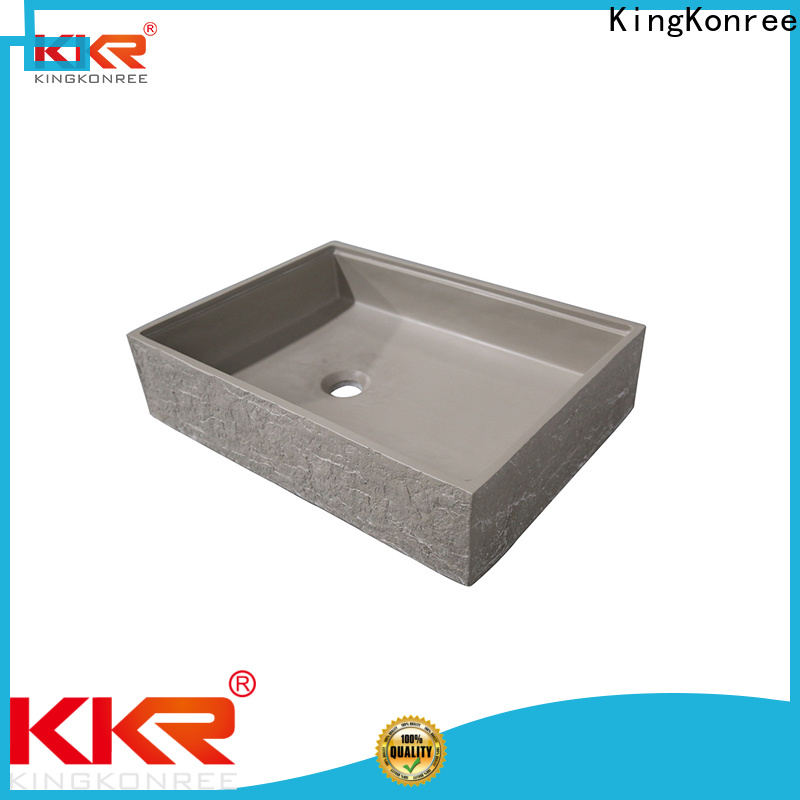 KingKonree durable above counter bath sinks at discount for home