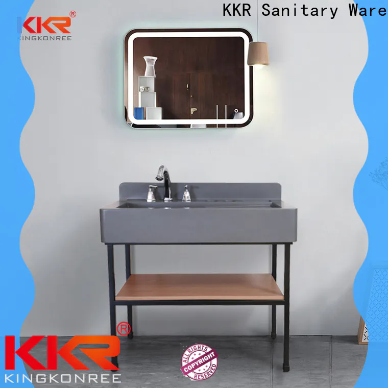 KingKonree best wood for bathroom vanity top latest design for hotel