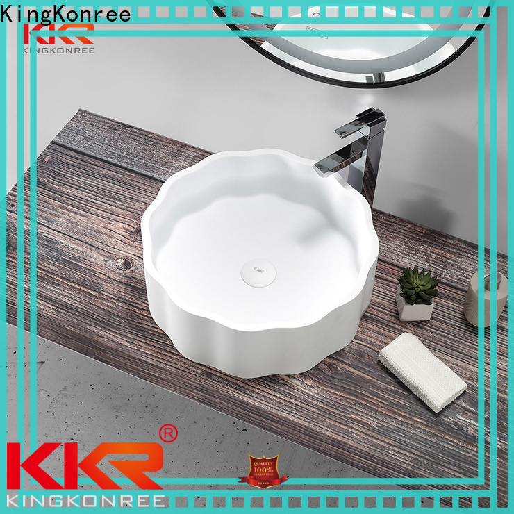 sanitary ware small above counter basin design for room