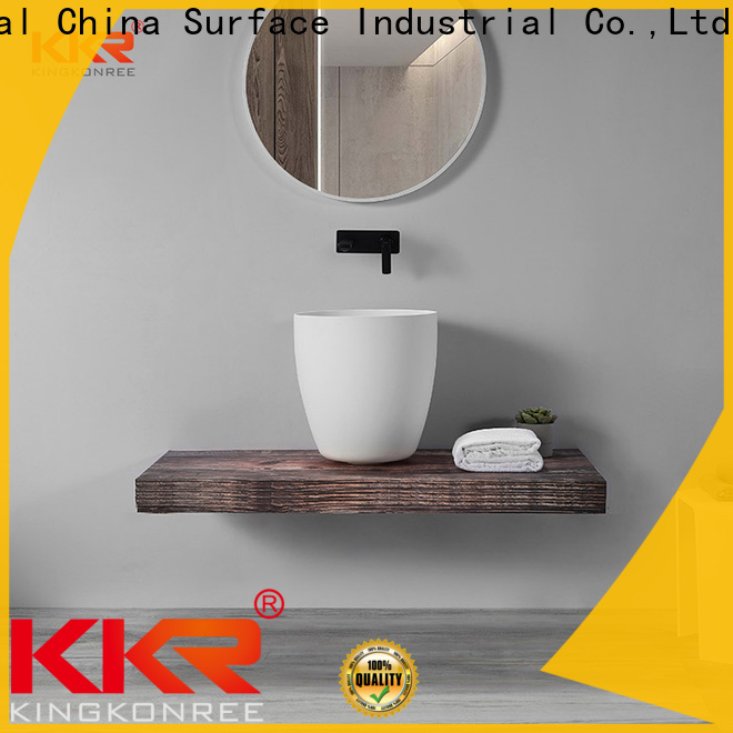 KingKonree above counter square bathroom sink supplier for restaurant
