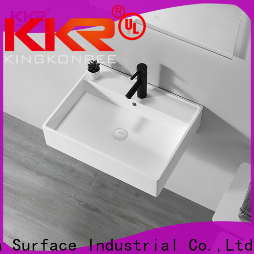 KingKonree slope 24 wall mount sink supplier for bathroom