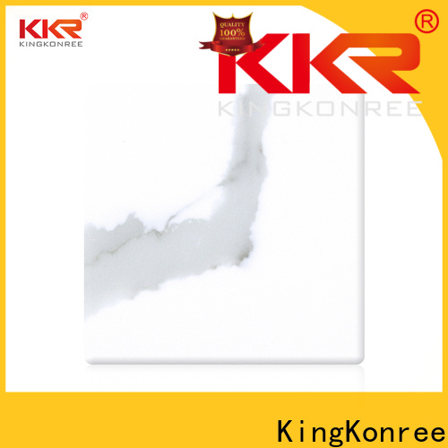 KingKonree solid surface sheets for sale directly sale for hotel