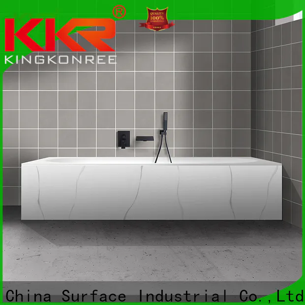 KingKonree round freestanding bathtub ODM for shower room