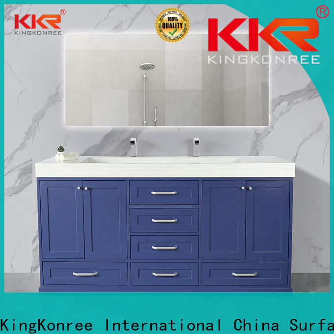 KingKonree hot-sale washroom sink cabinet latest design for home