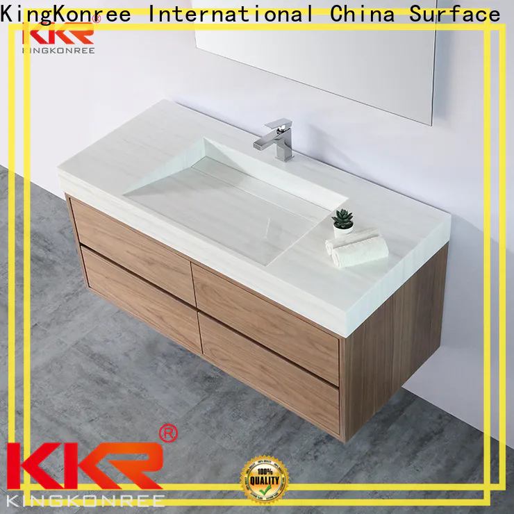 KingKonree stable under sink vanity cabinet customized for home