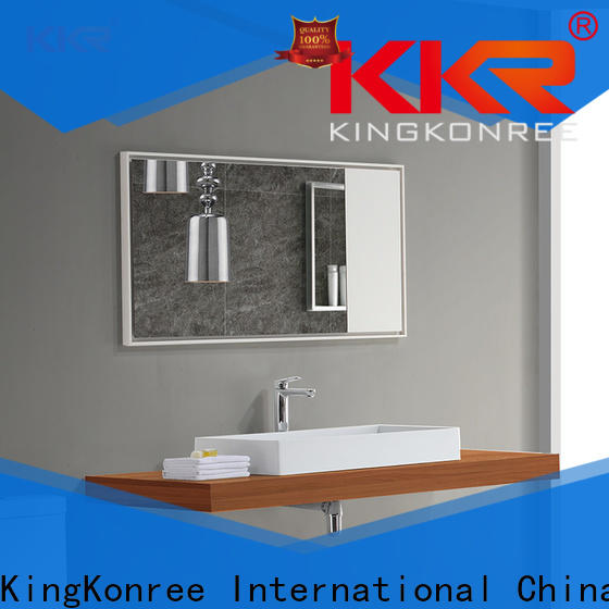 KingKonree small bathroom mirrors supplier for toilet