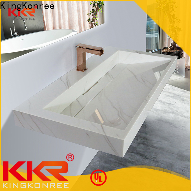 KingKonree sink wall hung manufacturer for bathroom